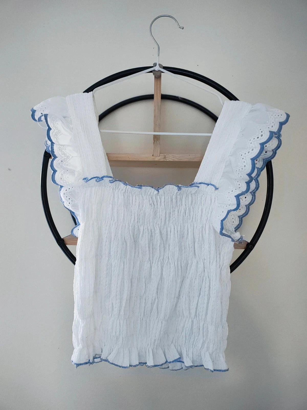 14 ans XS blouse été étiquette coupée